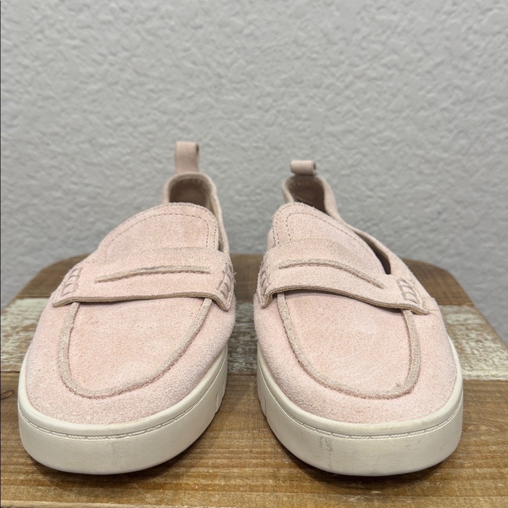 Vionic Uptown Pink Suede Loafers Size 7.5 - Picture 4 of 9